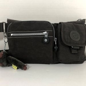 Kipling Fanny Pack/ Waist Bag Brown